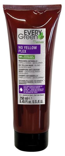 EVERYGREEN - No Yellow Plex - Újjáépítő Hamvasító Maszk 250ml