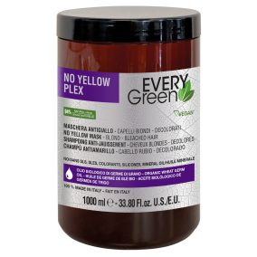   EVERYGREEN - No Yellow Plex - Újjáépítő Hamvasító Maszk 1000ml