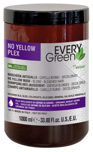 EVERYGREEN - No Yellow Plex - Újjáépítő Hamvasító Maszk 1000ml