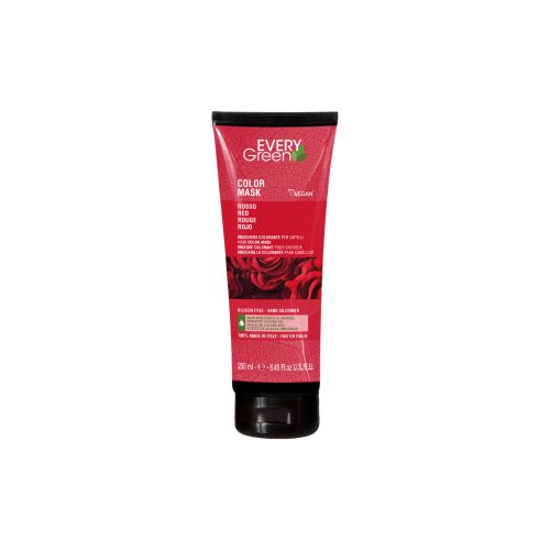 EVERYGREEN - Red - Piros Színű Hajszínező Maszk 250ml